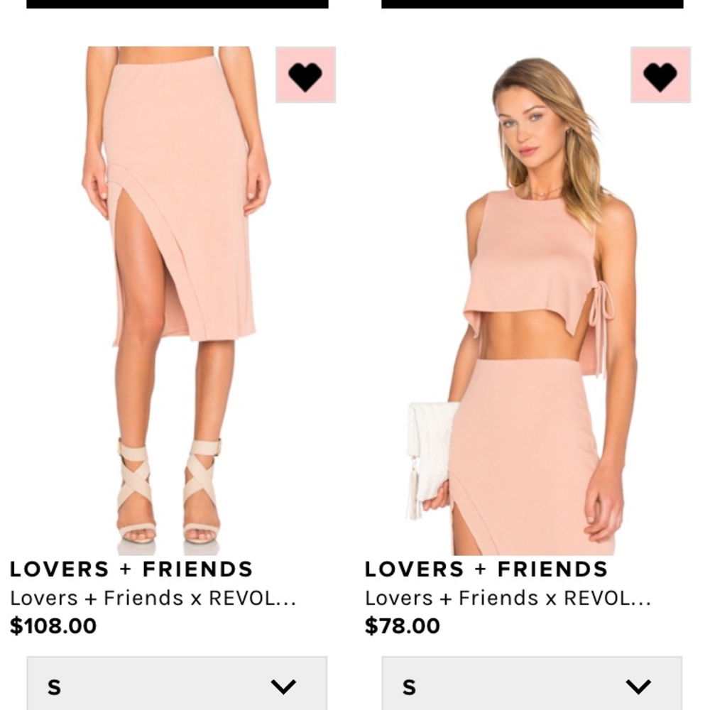 Lovers and friends 2 piece set